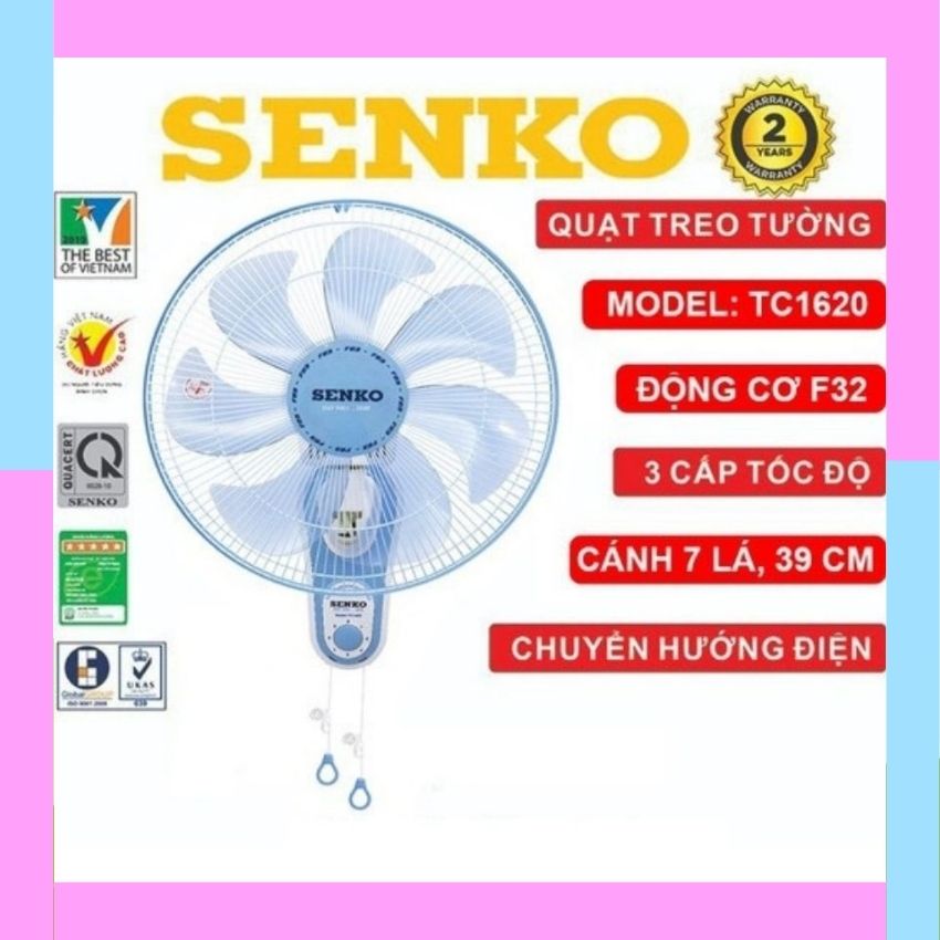 Quạt treo tường 2 dây SENKO TC1626