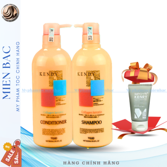Bộ gội xả Kendy chính hãng 800mlx2 dầu gội chống rụng tóc bạc tóc và kích thích mọc tóc hiệu quả
