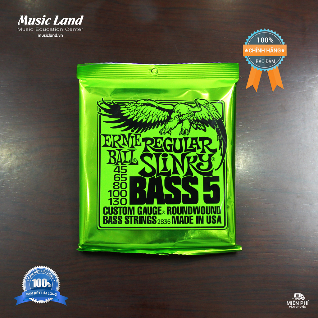 Dây Đàn Guitar Bass Ernie Ball 2836 (5 String) - Chính Hãng