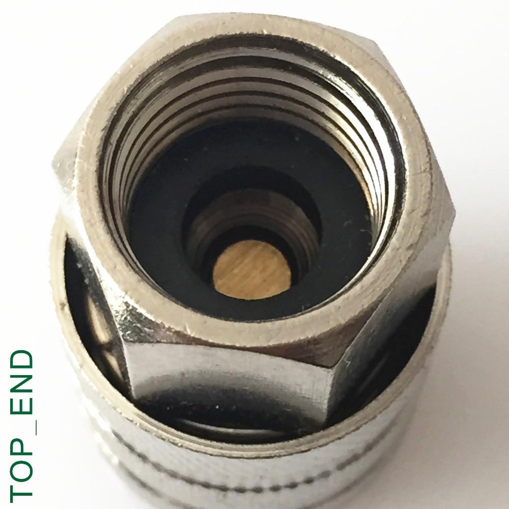 ,Nickle Plated Brass,Air Chuck,1/4 NPT Thread,Lock On Quick Connect