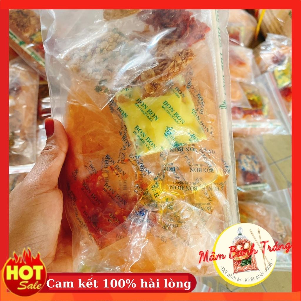 Bánh tráng trộn tôm ngũ vị bon bon bánh tráng tây ninh - 04100084