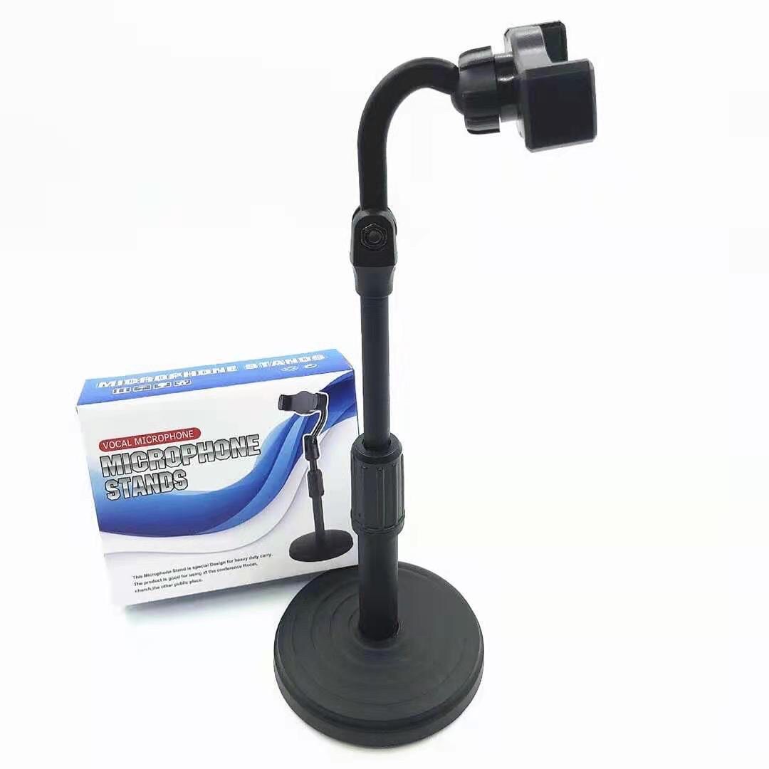Giá Đỡ Điện Thoại Livestream Xem Video Học Online Xoay 360 Độ/ Giá Đỡ Kẹp Điện Thoại Để Bàn Kéo Dài Thu Gọn/ Giá Đỡ Live Kéo Dài Đế Tròn DC-01