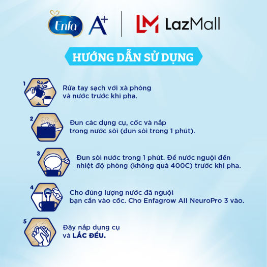 Sữa bột Enfamil A2 Neuropro 1 cho trẻ từ 0-6 tháng tuổi – 800g