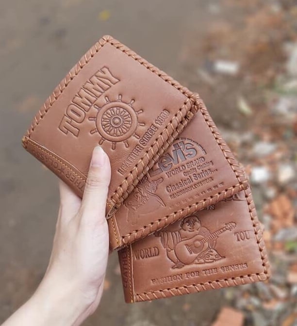 Ví Bóp Da Nam Thời Trang, 100% Da Bò Hạt Cao Cấp