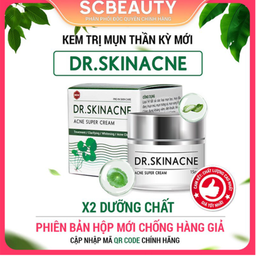 KEM TRỊ MỤN Dr.SKINACNE CHÍNH HÃNG