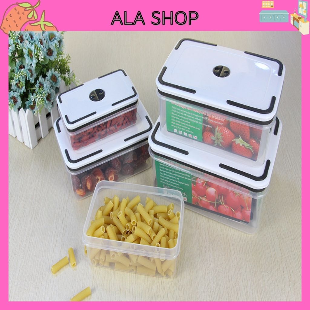 Hộp Nhựa Đựng Thực Phẩm Đựng Đồ Thức Ăn Có Nắp Trong Suốt Bảo Quản Tủ Lạnh 5 Món, Hộp Đựng Thực Phẩm, Hộp Nhựa Thực Phẩm, Hộp Đựng Đồ Ăn, Hop Nhua Dung Thuc Pham, Hop Nhua ALA SHOP