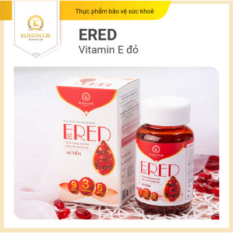 Viên uống đẹp da ERED | Vitamin E đỏ