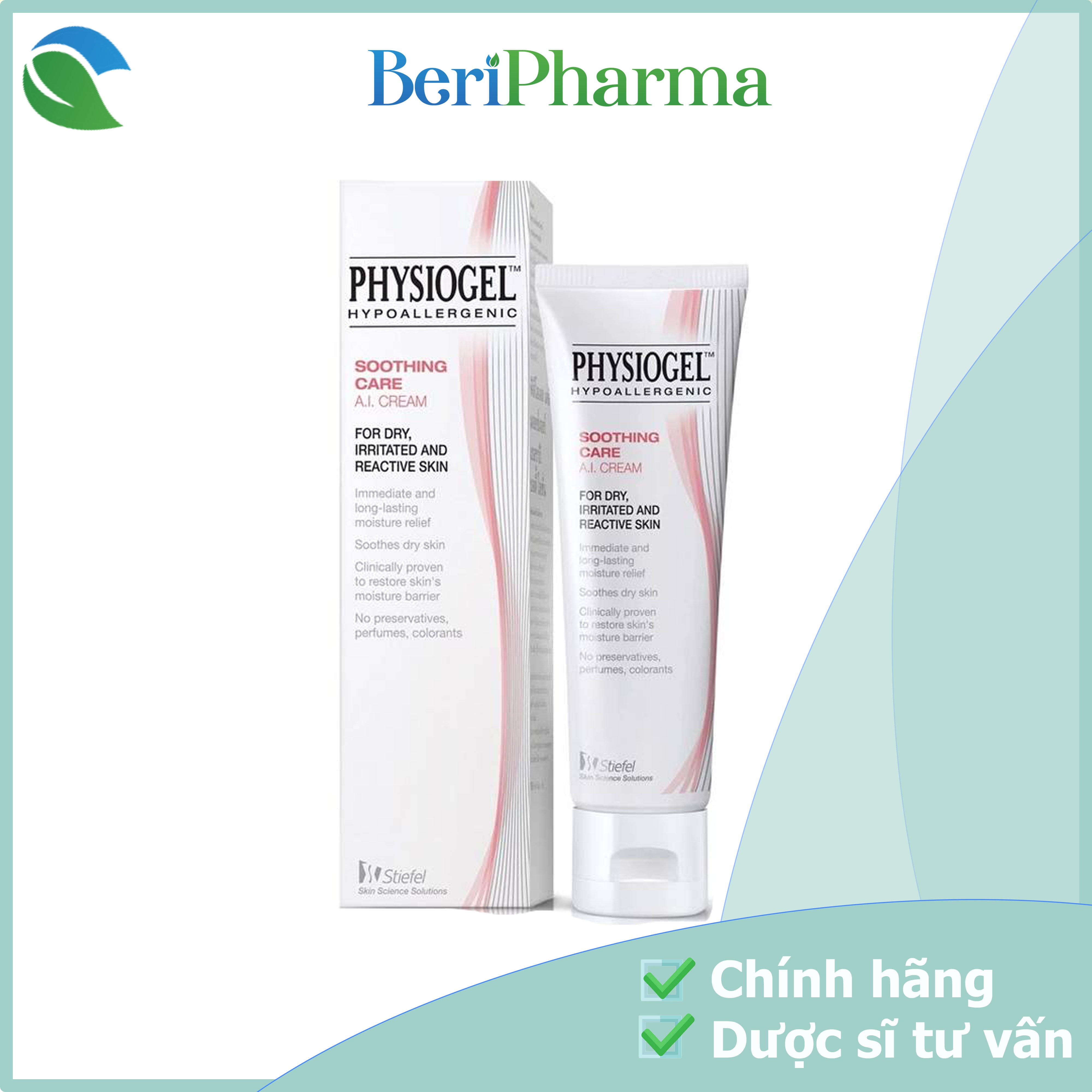Physiogel Kem Dưỡng Ẩm Hypoallergenic Sc A.I Cr. 50ml