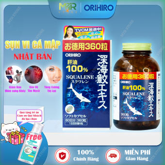 Viên Sụn Vi Cá Mập Orihiro Nhật Bản 360 Viên - Hỗ trợ xương khớp, bảo vệ tim mạch, tăng cường thị lực - 1588012 - sụn cá mập, sụn vi cá mập nhật bản, sun vi cá mập canxi, dầu cá, dầu gan cá mập
