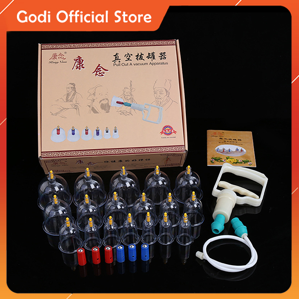 Bộ giác hơi chân không, cao cấp không dùng lửa, 24 ống - g1