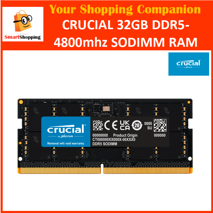 Shop Crucial Ddr5 32gb 4800 at Better Price Online | Lazada Singapore