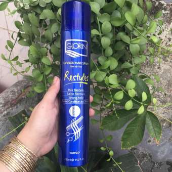 KEO XỊT CỐ ĐỊNH NẾP TÓC VÀ THÁCH THỨC MŨ BẢO HIỂM GLORIN 420ML