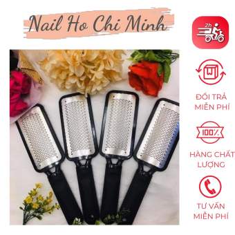 Bộ 2 món chà gót chân bằng tay chuyên dụng (cây chà bằng inox + kem mềm da)