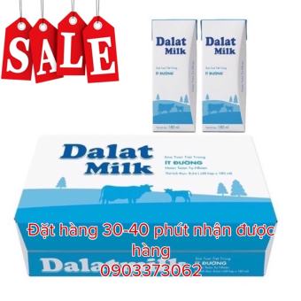 Tiệt Trùng Đalatmilk Ít Đường 180Ml