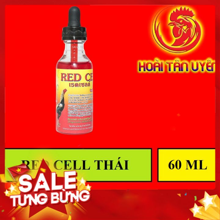Thuốc gà đá redcell thái lan chai 60 ml dinh dưỡng cao cấp cho gà đá gà chọi