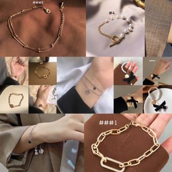 Vòng tay chất liệu hợp kim hàn quốc dễ thương