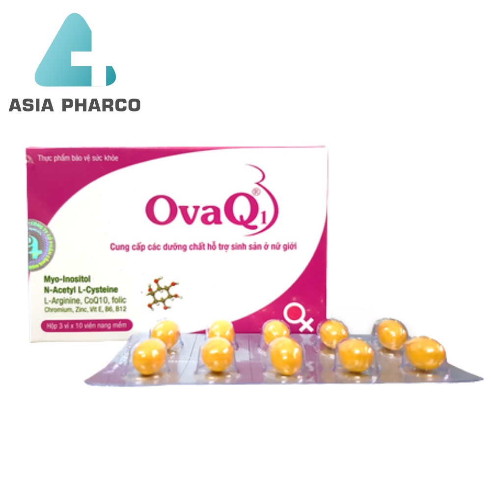 OvaQ1 Hỗ trợ điều trị vô sinh ở nữ giới - OvaQ Plus