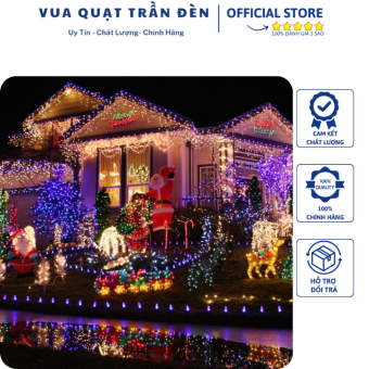 Dây Đèn Led Chớp Nháy Nhiều Màu Sắc, Led Dây Trang Trí Tết, Cây Thông Noel, Quấn Cây