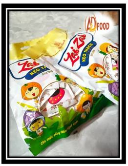 100gr kẹo thạch zai zai vuông thơm ngon hàng loại ngon