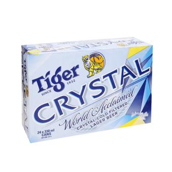 Thùng 24 Lon Bia Tiger Crystal 330ML