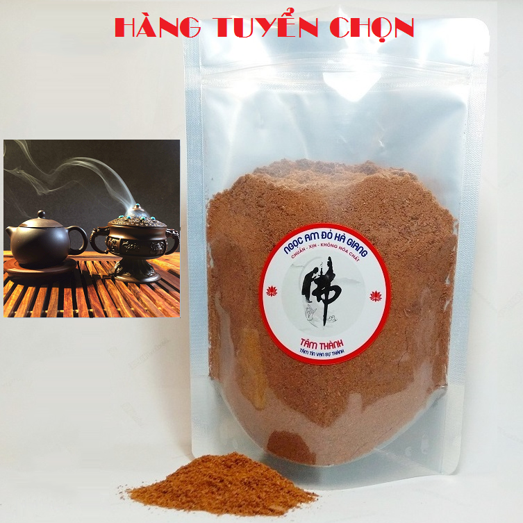 (CHUẨN, XỊN) 1 Kg Bột gỗ Ngọc Am Đỏ Hà Giang cực đậm dầu THƠM NỨC_Không Hóa chất - Bột gỗ xông trầm_Bột gỗ thơm_Gỗ Ngọc Am