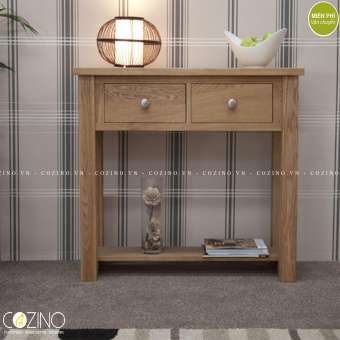 Bàn Console Torino gỗ sồi 1m
