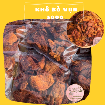 Khô Bò Vụn Giòn Hồng Ngự 500g - 100% thịt bò sạch, không phẩm màu - Shop Mẹ Bắp