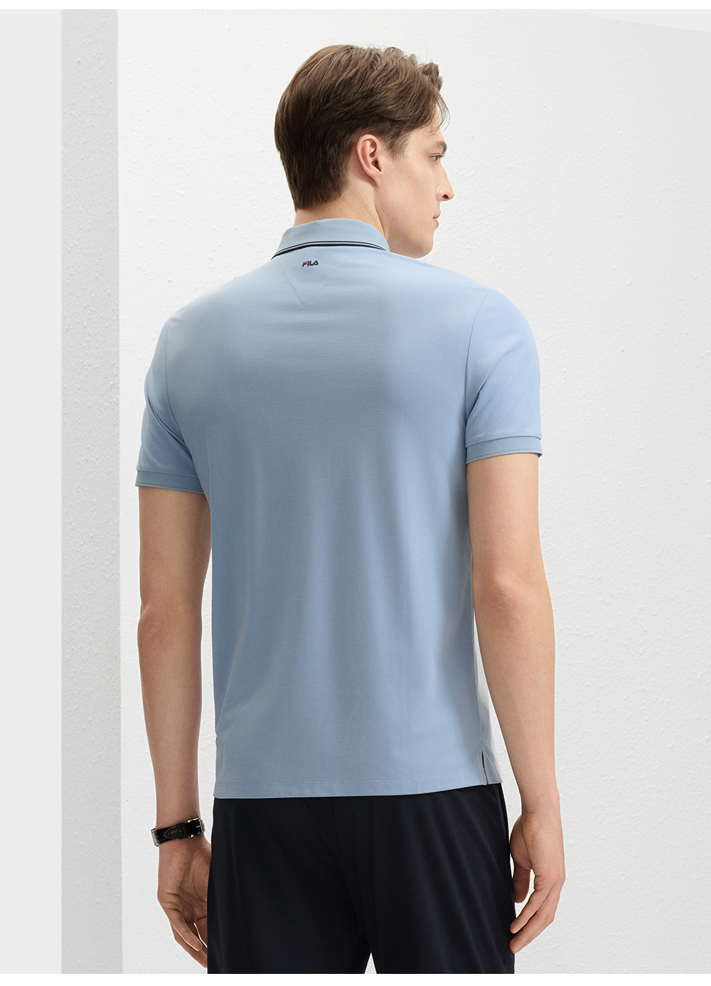 FILA CORE LIFESTYLE MODERN HERITAGE DNA FRENCH CHIC Men Short Sleeve P