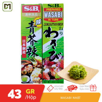 1 hộp mù tạt wasabi Hàn Quốc 43gr ăn susi, lẩu susi