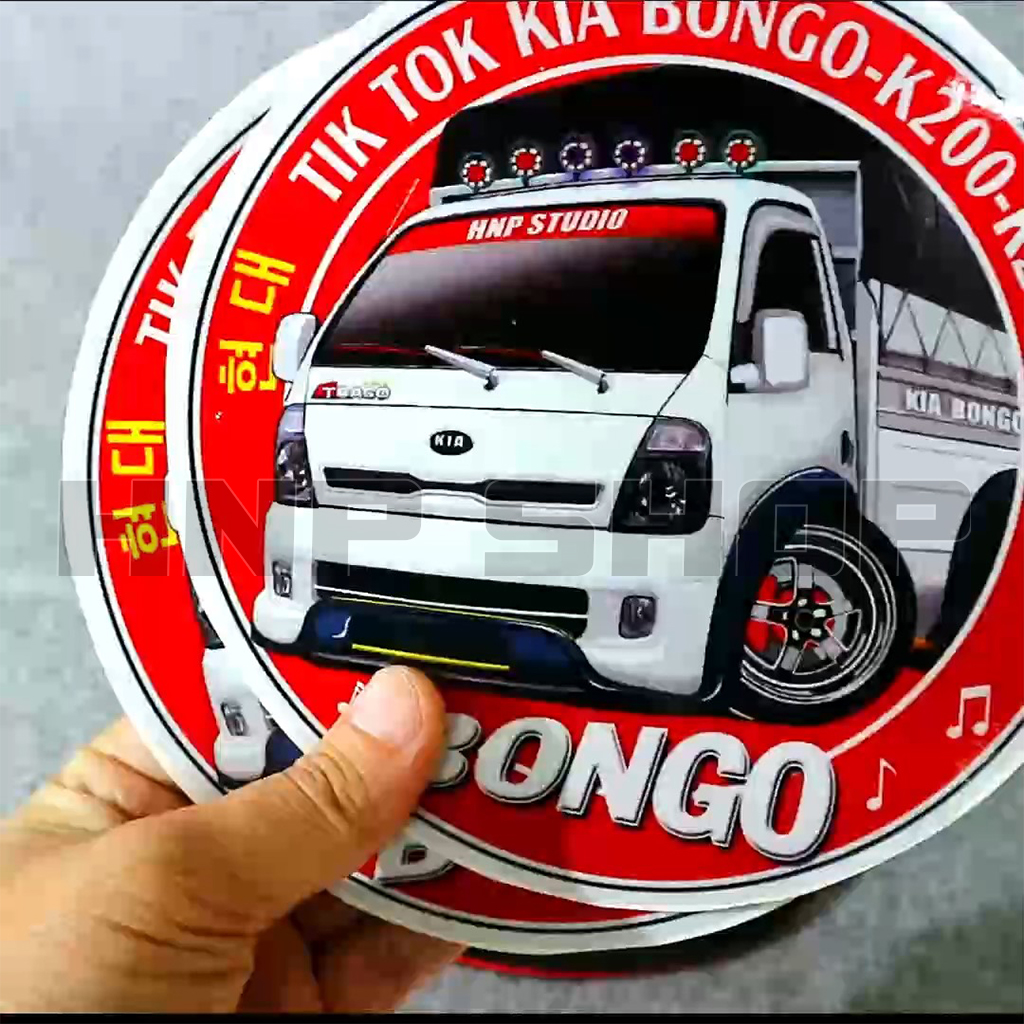 Cặp 02 Tem Logo Dán Xe Tải KIA K200, K250, KIA BONGO, K190, Phản Quang | Hà Nội Phố Xe Tải