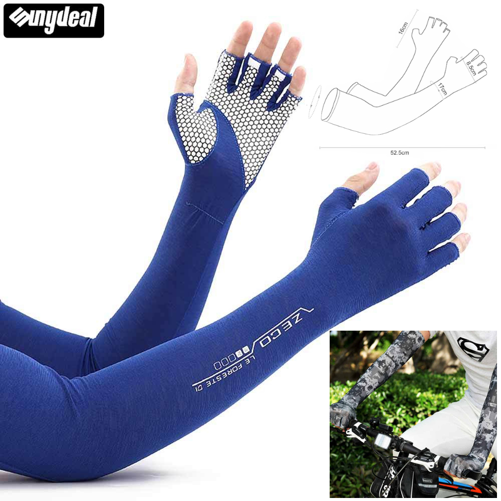 Morica 1 Đôi Găng Tay Đạp Xe Thể Thao Găng Tay Nửa Ngón Đạp Xe Chống Trượt Cho Nam Nữ Bảo Vệ Chống Nắng