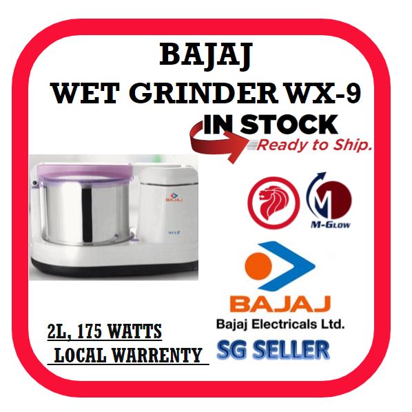 bajaj wx 9 wet grinder price