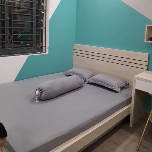 Drap Ga Nệm Thun Lạnh HQ Cực Kì Mịn Mát Bộ Ga Trải Giường Vỏ Gối Drap Nệm Grap Giường