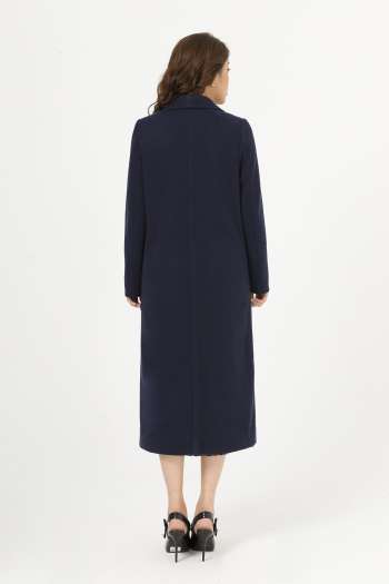 Áo khoác dạ dáng dài GBT011 LAMER L65W19T038-S3200 (Xanh tím than)