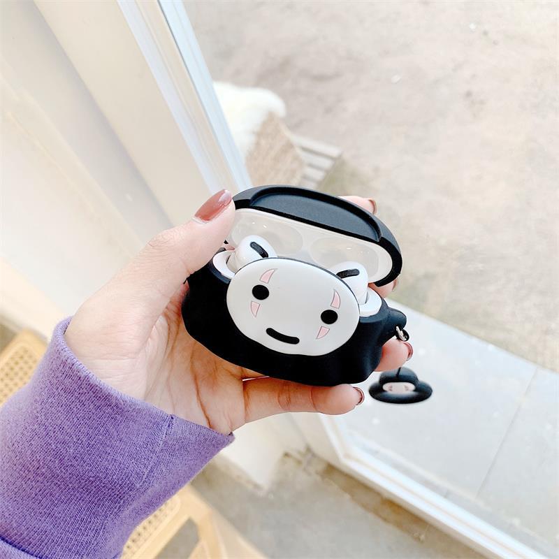 Airpods pro case ốp bảo vệ dành cho Airpods pro - vô diện lùn, làm bằng nhựa dẻo chất lượng cao, chống mồ hôi và chắc chắn