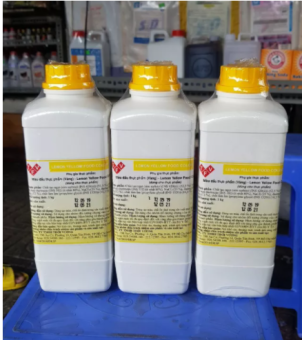 Màu Vàng Chanh Thực Phẩm