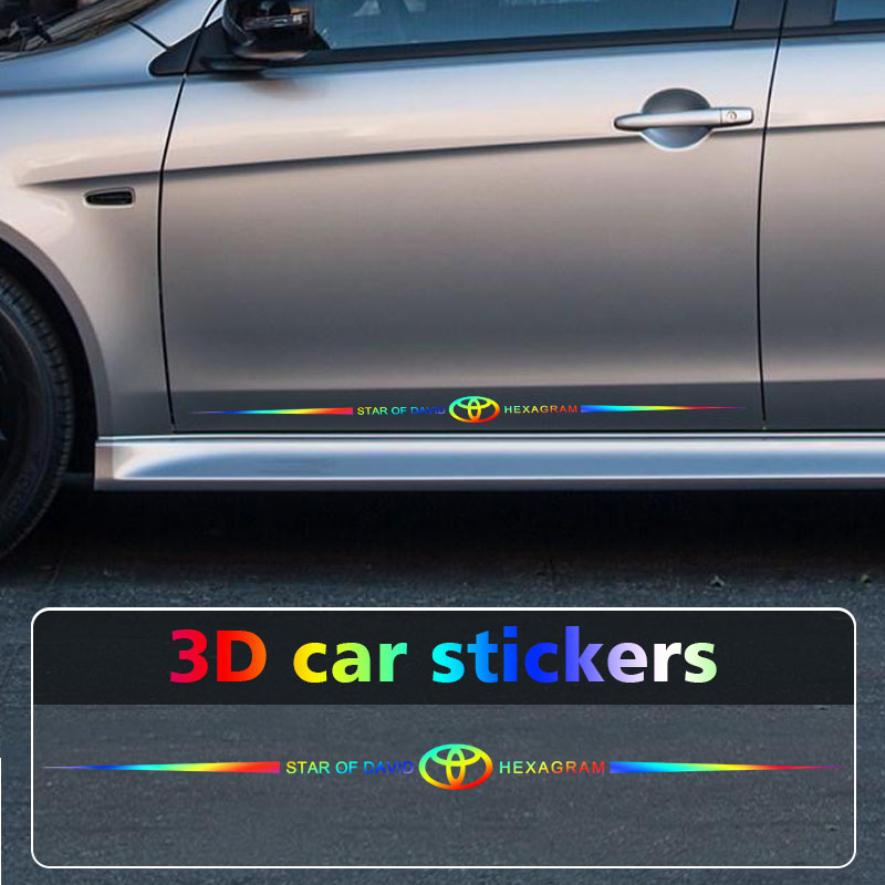 Sticker cutting HEXAGRAM LOGO TOYOTA Harga 19,601 rupiah*Gratis Ongkir