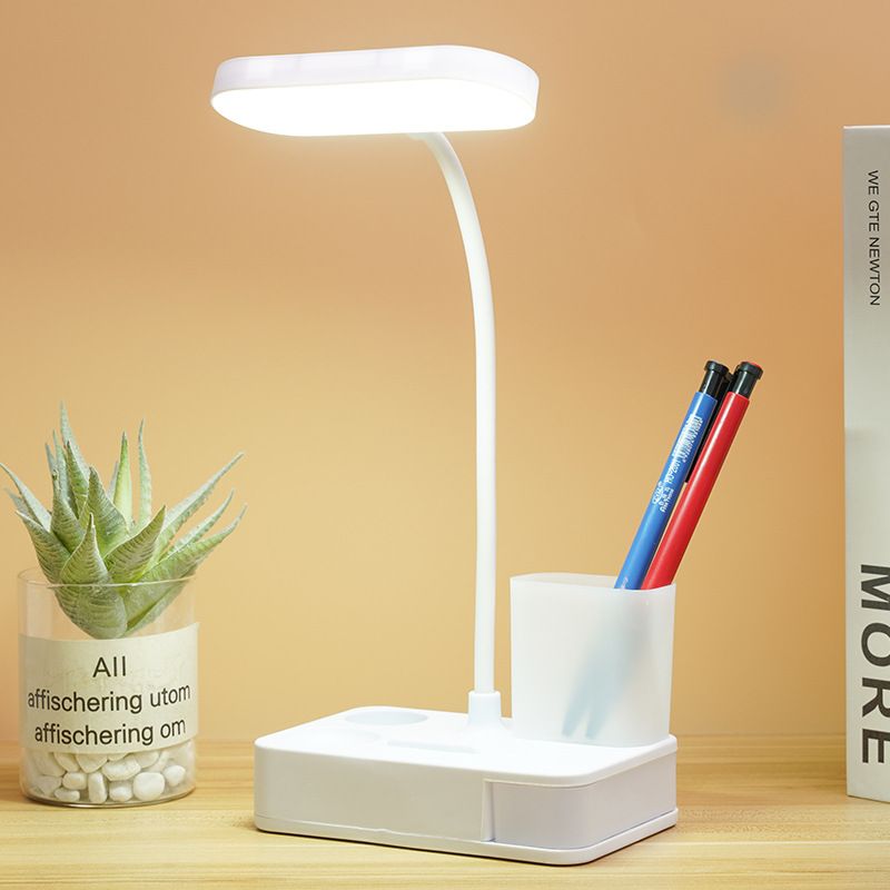 Vimite Lampu Meja Study Table Lamp with Fan USB Rechargeable Eye Protection Touch Control Desk Lamp 3-Color Dimming Led Reading Desk Light for Room Bedroom Dormitory Working Home Lighting with Phone Holder 风扇学习台灯