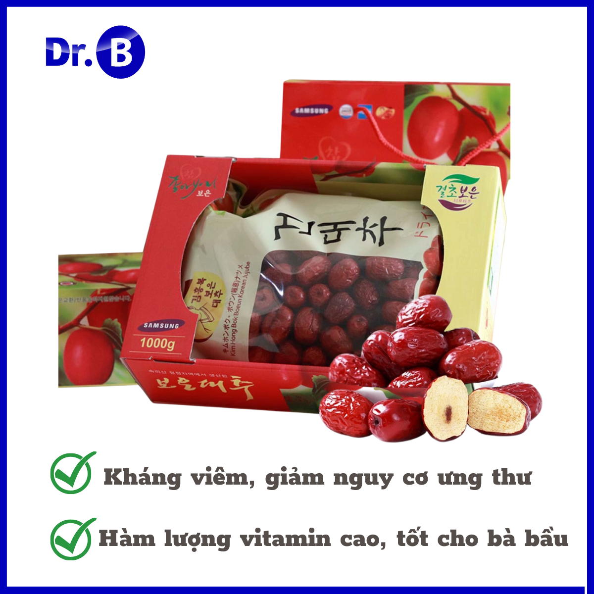 Táo đỏ Hàn Quốc, táo đỏ hộp 1kg quả to kèm hộp và túi sang chảnh