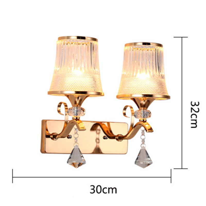 Modern minimalist European bedroom bedside single head wall lamp living room corridor hotel wall lamp