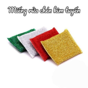 Miếng Cước Rửa Chén Bát Kim Tuyến Cọ Rửa Mềm Dura - Tough Chống Bám Dầu Mỡ
