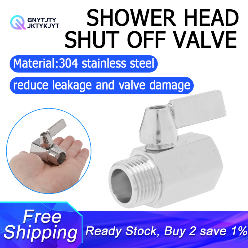 Van bi mini inox 304 van điều khiển đầu điều chỉnh lưu lượng nước ren npt