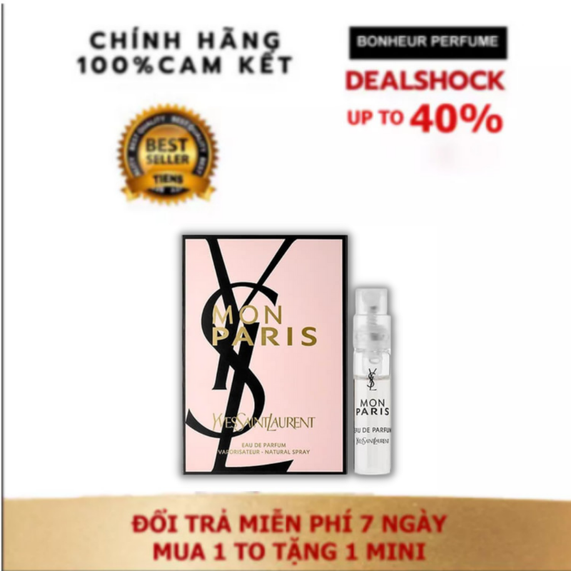 Nước hoa chiết vial ysl mon paris edp 2ml