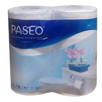Giấy vệ sinh Paseo 4 cuộn in hoa