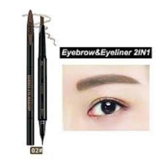 Chì Kẻ Mắt Kẻ Mày Ngang 2 Đầu Novo