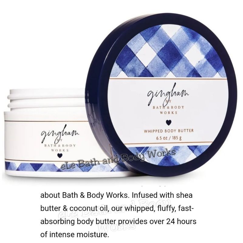 Bơ dưỡng thể bath & body works GingHam