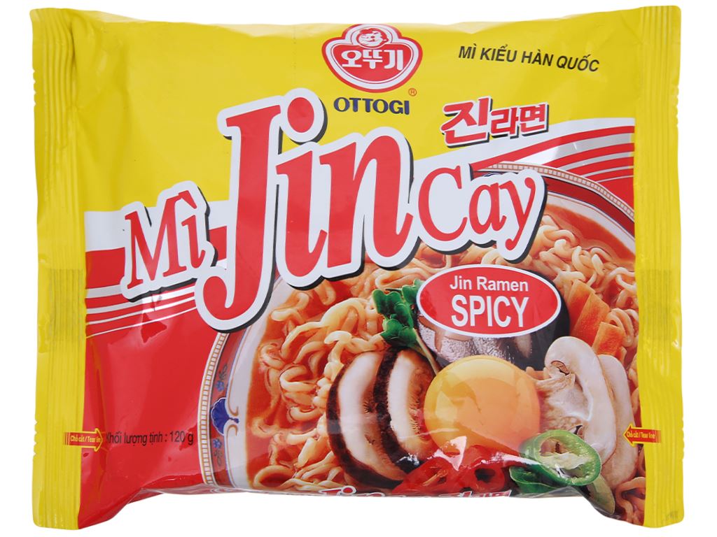 Mì jin ramen cay ottogi gói 120g