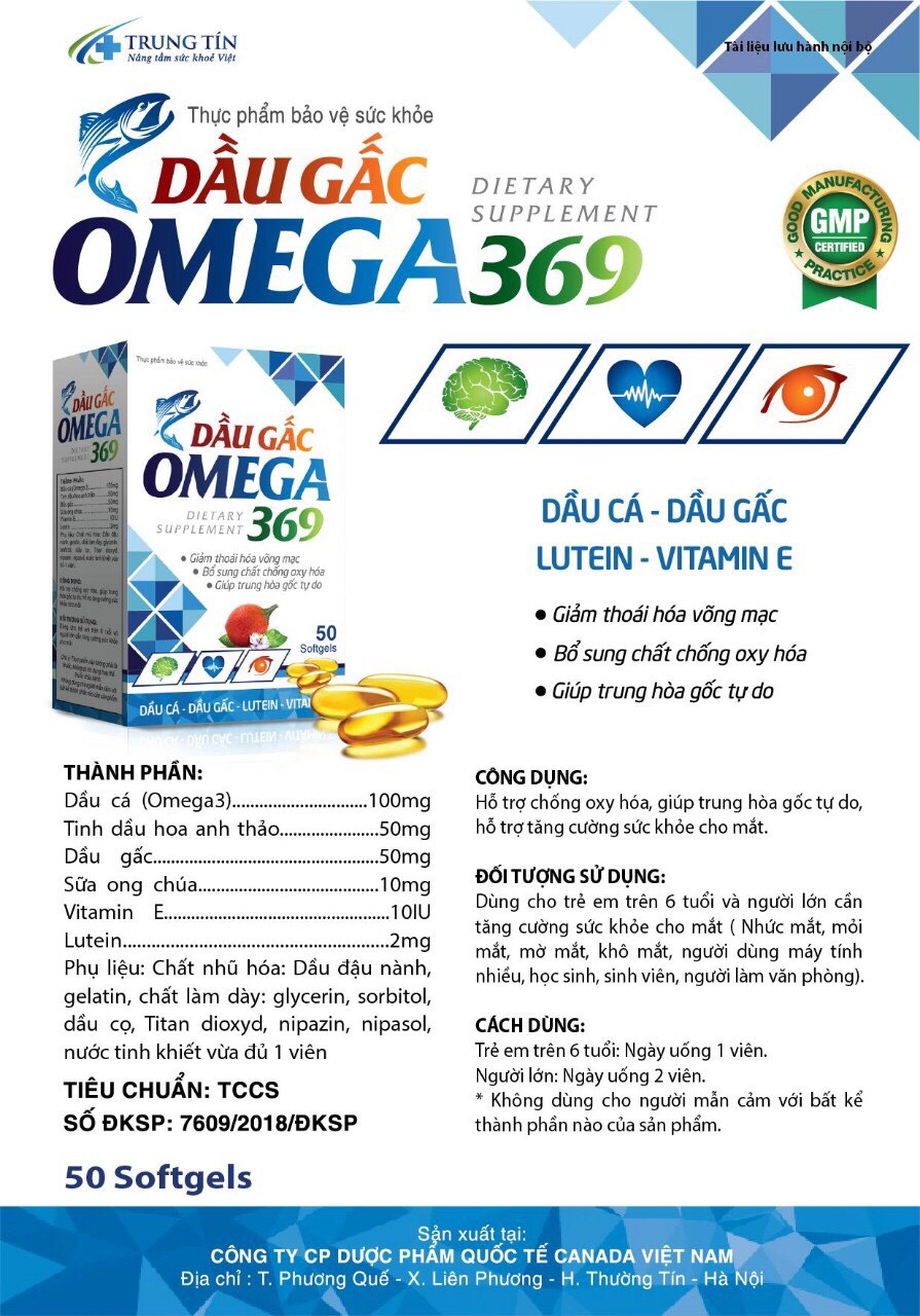 Dầu gấc omega 369