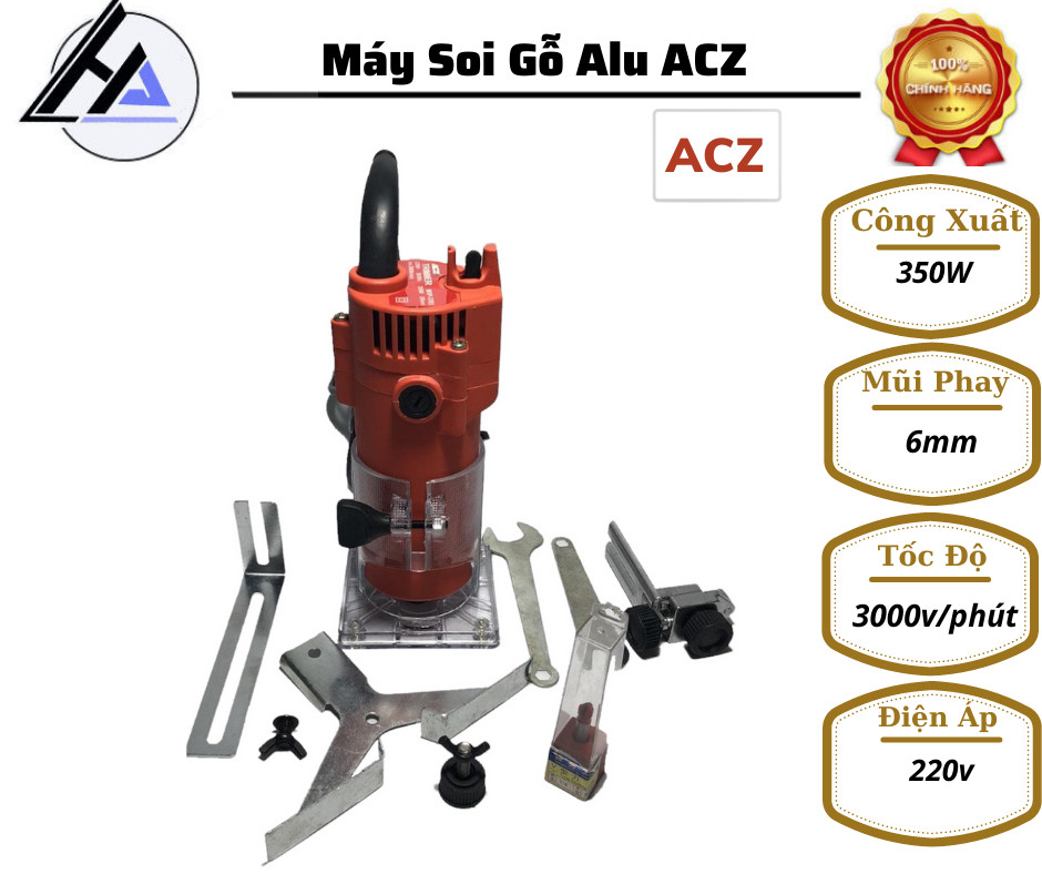 Máy soi gỗ alu cầm tay ,đánh cạnh gỗ osuka osk100 tặng kèm 1 mũi soi-bảo hành 6 tháng