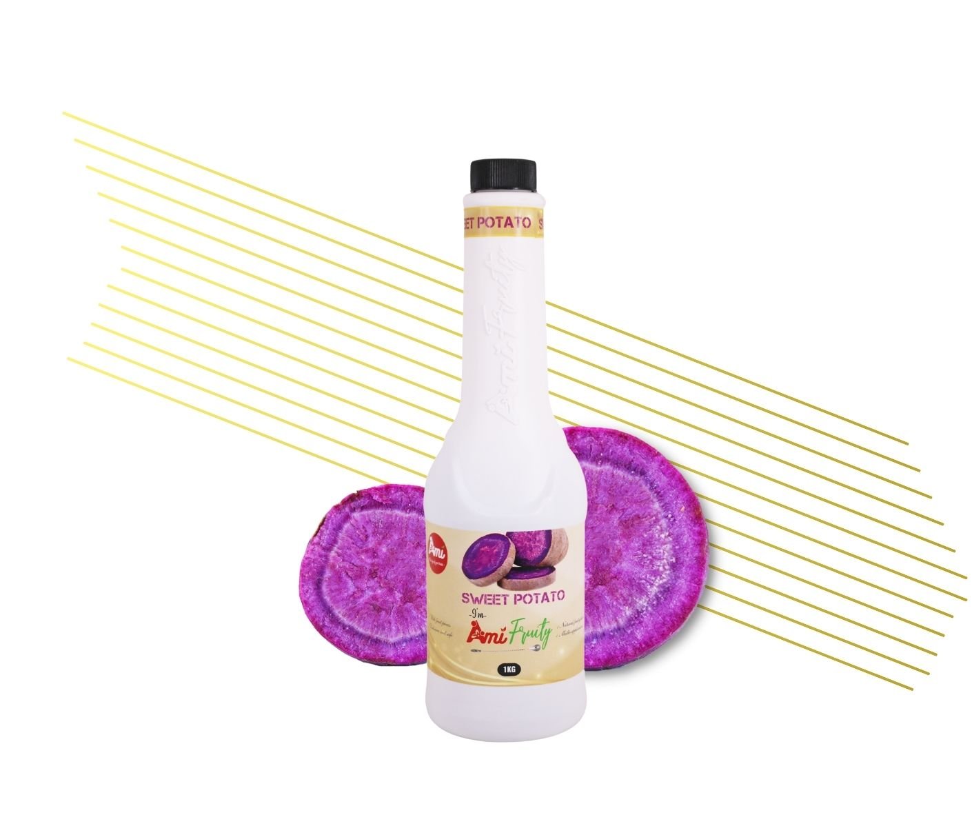 Mứt khoai lang tím Ami Fruity – chai 1kg